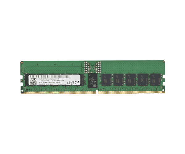 Micron MTC20F2085S1RC48BA1 32GB DDR5 4800MT/s ECC RDIMM Memory