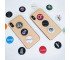 NFC Custom LOGO HF 13.56MHz Waterproof Epoxy Social Media Sticker
