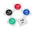 NFC Colorful Custom Logo NTag 213 RFID Sticker