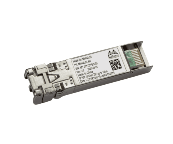 NVIDIA MMA2L20-AR 25GbE SFP28 LR 1310nm LC Optical Transceiver