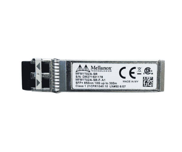 NVIDIA Mellanox MFM1T02A-SR 10GBASE-SR SFP+ Optical Transceiver