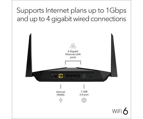 Netgear Ax3000 Router Netgear AX3000 Nighthawk AX4 4-Stream WiFi 6 Router