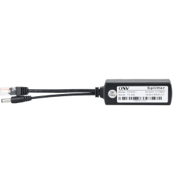 ONV PD5202 10 to 100 Mbps PD PoE Splitter Cable