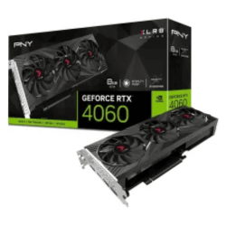 PNY GeForce RTX 4060 8GB XLR8 Triple Fan GDDR6 Graphics Card