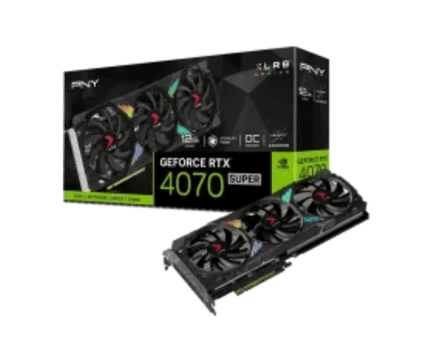 PNY GeForce RTX 4070 SUPER 12GB XLR8 GDDR6X Graphics Card