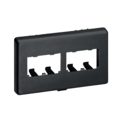 Panduit CFFPHM4BL Black Herman Miller Modular Furniture Faceplate