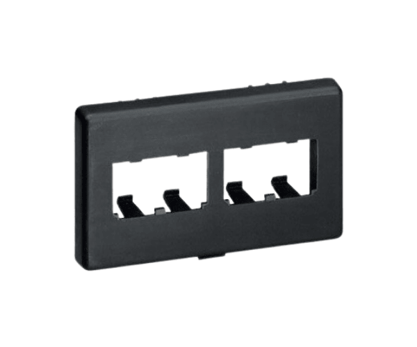 Panduit CFFPHM4BL Black Herman Miller Modular Furniture Faceplate