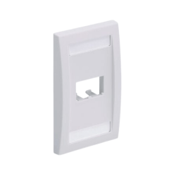 Panduit CFPE2WHY Mini-Com White 2 Port Faceplate
