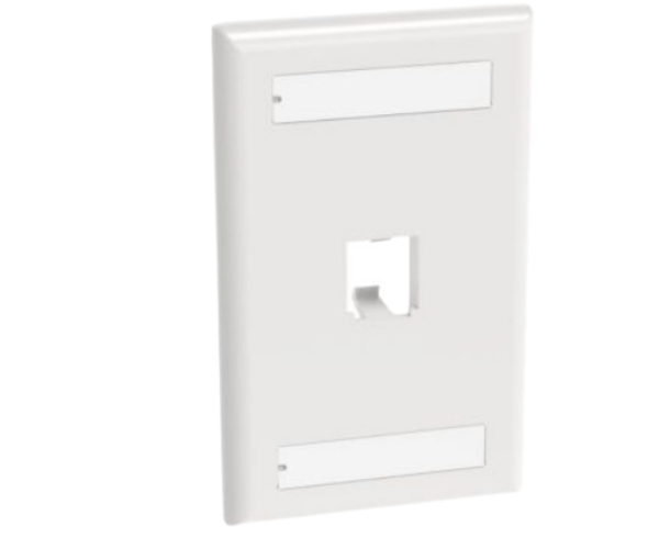 Panduit CFPL1WHY Mini-Com White Classi 1port Faceplate