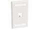 Panduit CFPL1WHY Mini-Com White Classi 1port Faceplate