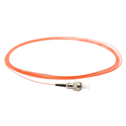 Pigtail 1 Fiber LC/UPC - 62.5/125µm Multimode OM1 - Orange 900µm Jacket - 3 Meters in Total Length