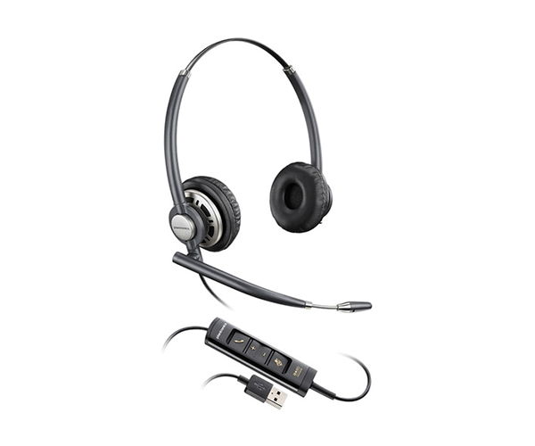 Plantronics EncorePro HW725 USB Binaural On-Ear Headset