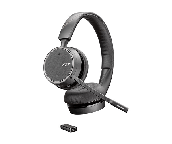 Plantronics Voyager 4220 UC Headset With USB Type-C Adapter