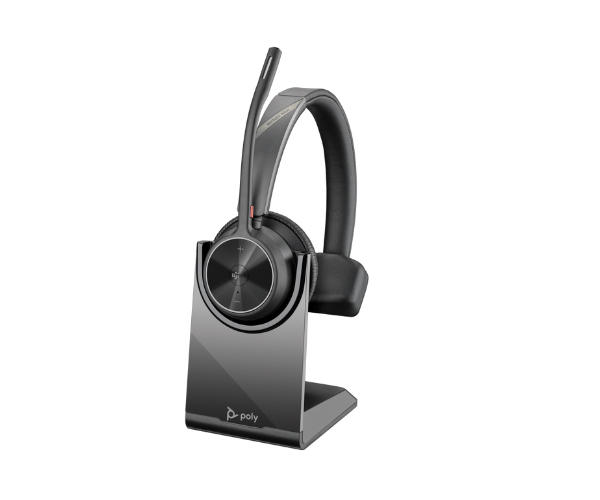 Poly Voyager 4310-M Microsoft Teams Certified Headset with Charge Stand