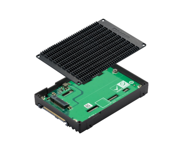 QNAP QDA-UMP4 - U.2 NVMe PCIe 4.0 x4 Adapter for M.2 2280 PCIe NVMe 4.0 x4 SSD