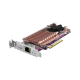 QNAP QM2-2P10G1TB - Dual SSD M.2 PCIe 3.0 x4 + 10 GbE Ethernet Expansion Card