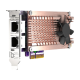 QNAP QM2-2P2G2T - Dual SSD M.2 PCIe NVMe + Dual 2.5 GbE Ethernet Expansion Card