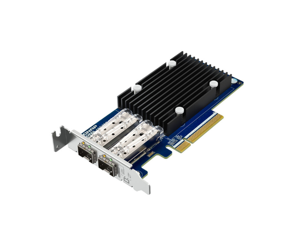 QNAP QXG-10G2SF-X710 Dual-Port 10 Gbps SFP+ Network Card for High-Speed Connectivity