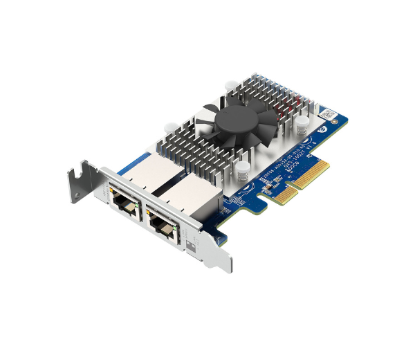 QNAP QXG-10G2T Dual-Port 10 Gbps Network Card - Marvell AQtion AQC107 Chipset