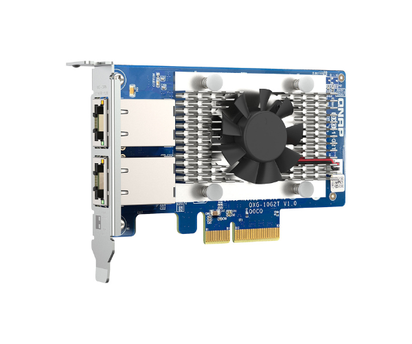 QNAP QXG-10G2T Dual-Port 10 Gbps Network Card - Marvell AQtion AQC107 Chipset