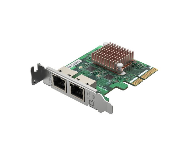 QNAP QXG-2G2T-I225 2.5 GbE 2-Port Network Card - Intel i225-LM Chipset