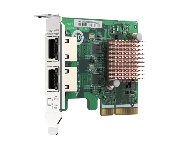 QNAP QXG-2G2T-I225 2.5 GbE 2-Port Network Card - Intel i225-LM Chipset