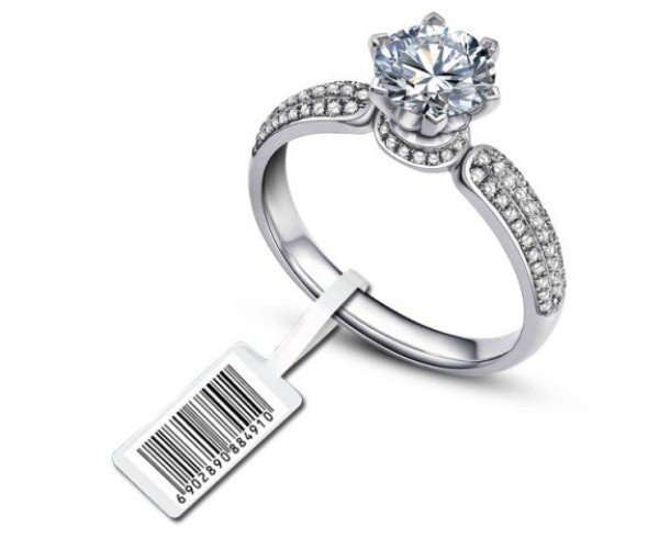 RFID GEN 2 UHF Jewelry Tag for Security