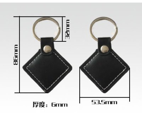 RFID Leather Key Tags For Access Control