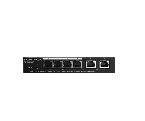 Ruijie RG-ES206GC-P 26-Port Gigabit Smart Cloud-Managed PoE Switch