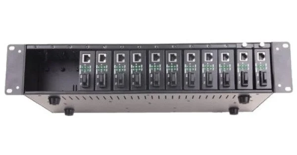 Rack Mount Chassis 14 Slot MC-1400-5V for Media Converter BD