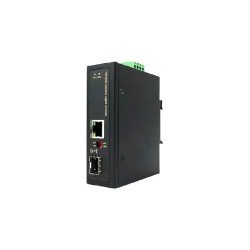 Repotec RP-IMC811FPB Industrial PoE Media Converter