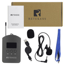 Retekess TT112 TT111 Whisper Wireless Tour Guide System with Mini Ear-hook Receiver