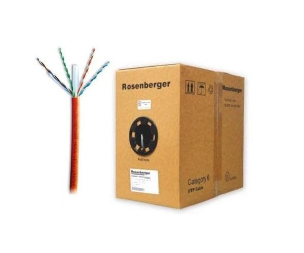 Rosenberger 0.5 Meter Cat 6 UTP Patch Cord Red