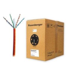 Rosenberger 0.5 Meter Cat 6 UTP Patch Cord Blue