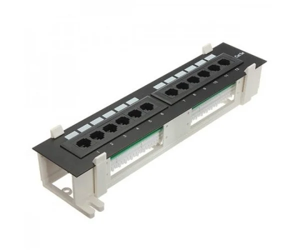 SafeNet Cat6 12 Port Mini Patch Panel