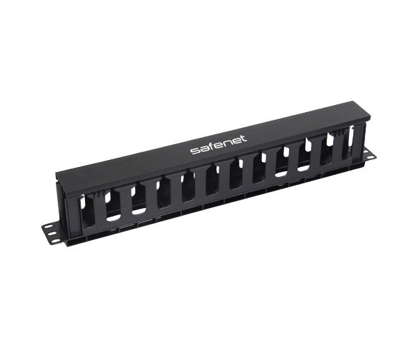 Safenet 1U Horizontal Cable Management Panel (Front Duct)
