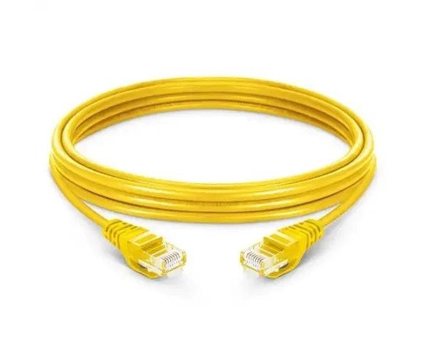 Safenet 2 Meter Cat6 LSZH UTP Patch Cord Yellow