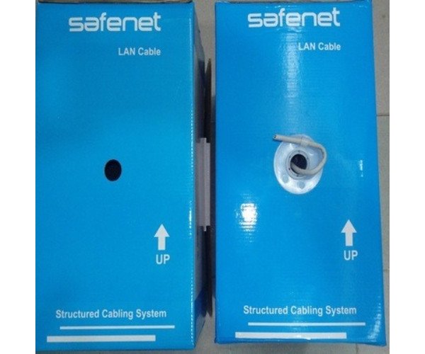 Safenet 305 Meter Cat6 23AWG LSZH Solid UTP Cable Gray