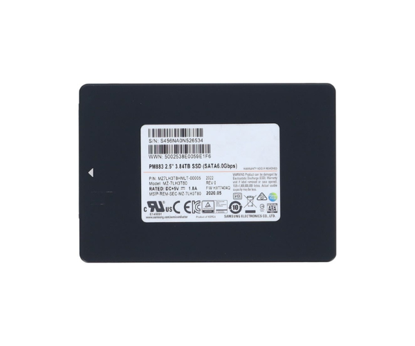 Samsung MZ7LH3T8HMLT-00005 PM883 3.8TB SATA III SSD