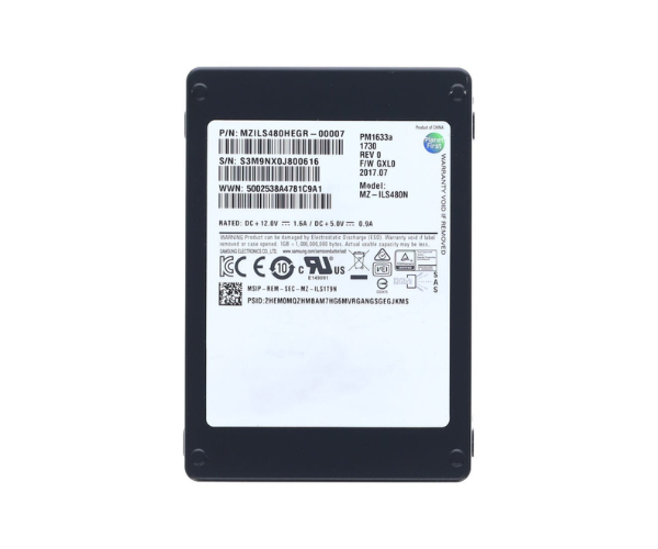 Samsung MZILS480HEGR-00007 SSD 480GB 2.5inch SAS