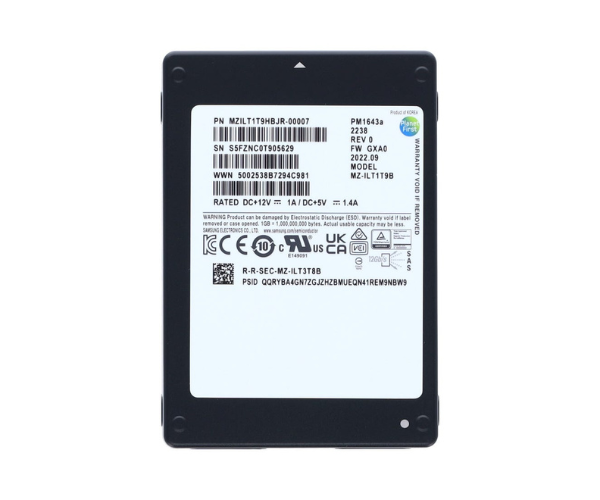 Samsung MZILT1T9HBJR-00007 PM1643 1.92TB SAS SSD