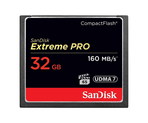SanDisk 32GB Extreme PRO CompactFlash Memory Card UDMA 7 Speed Up To 160MB/s - SDCFXPS-032G-X46