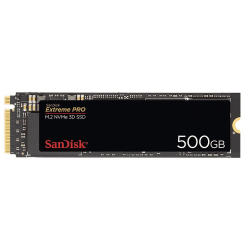 SanDisk SDSSDXPM2-500G-J25 500GB NVMe Extreme PRO M.2 SSD