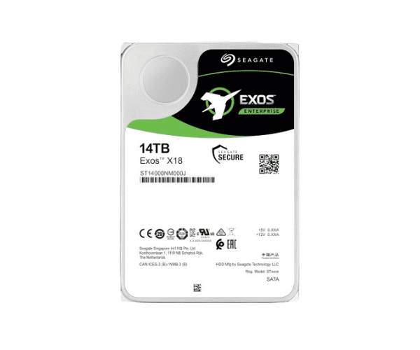 Seagate EXOS ST14000NM001J 14TB Enterprise 3.5" Hard Drive