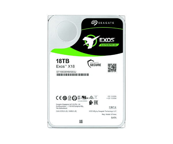 Seagate EXOS ST18000NM000J 18TB Enterprise 3.5" Hard Drive