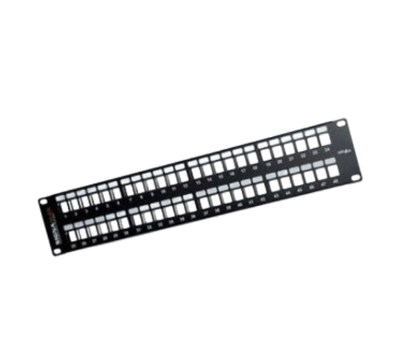 Signamax 48UHDMMP 48-Port High-Density Multimedia Unloaded Copper Patch Panel