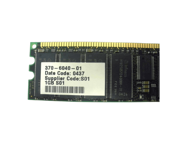 Sun X5124A 370-6040 1GB DDR DIMM V60 V65X