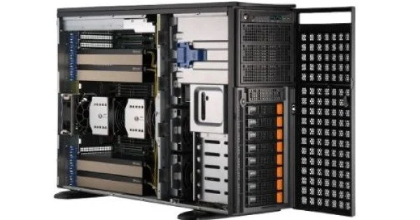 Supermicro Gpu Server Rack Mount Supermicro GPU SYS-741GE-TNRT 2U Rackmount Server