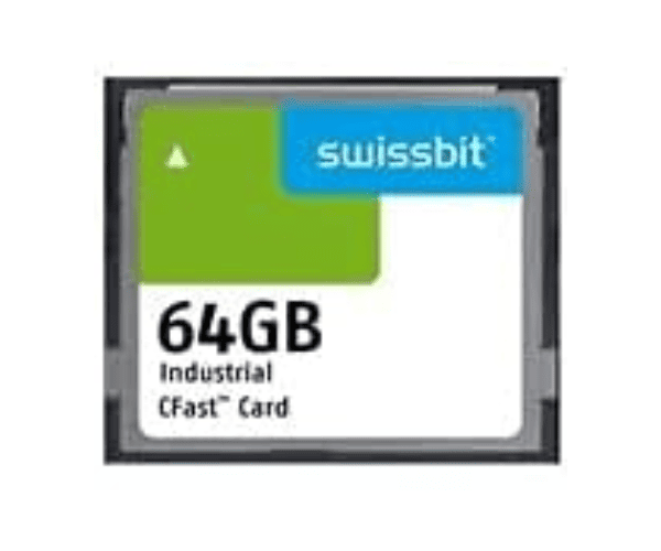 SFCA064GH1AO4TO-I-QC-216-STD, Memory Cards Industrial CFast Card, F-800, 64 GB, SLC Flash, -40 C to +85 C