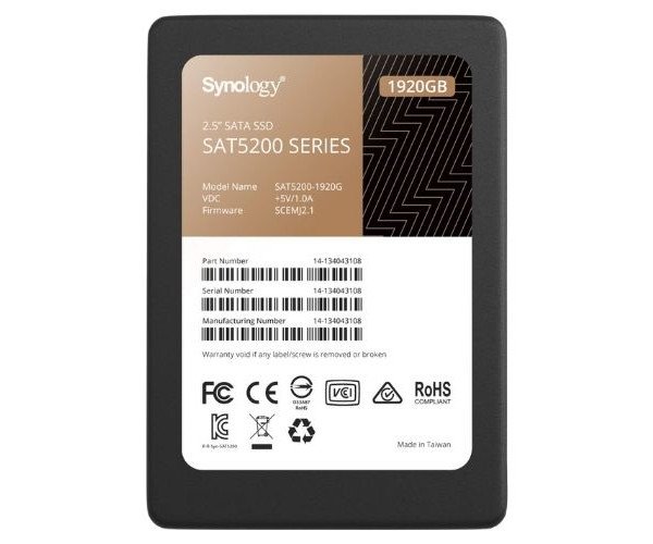 Synology Enterprise SAT5200-1920G 1.92TB 2.5" SATA SSD